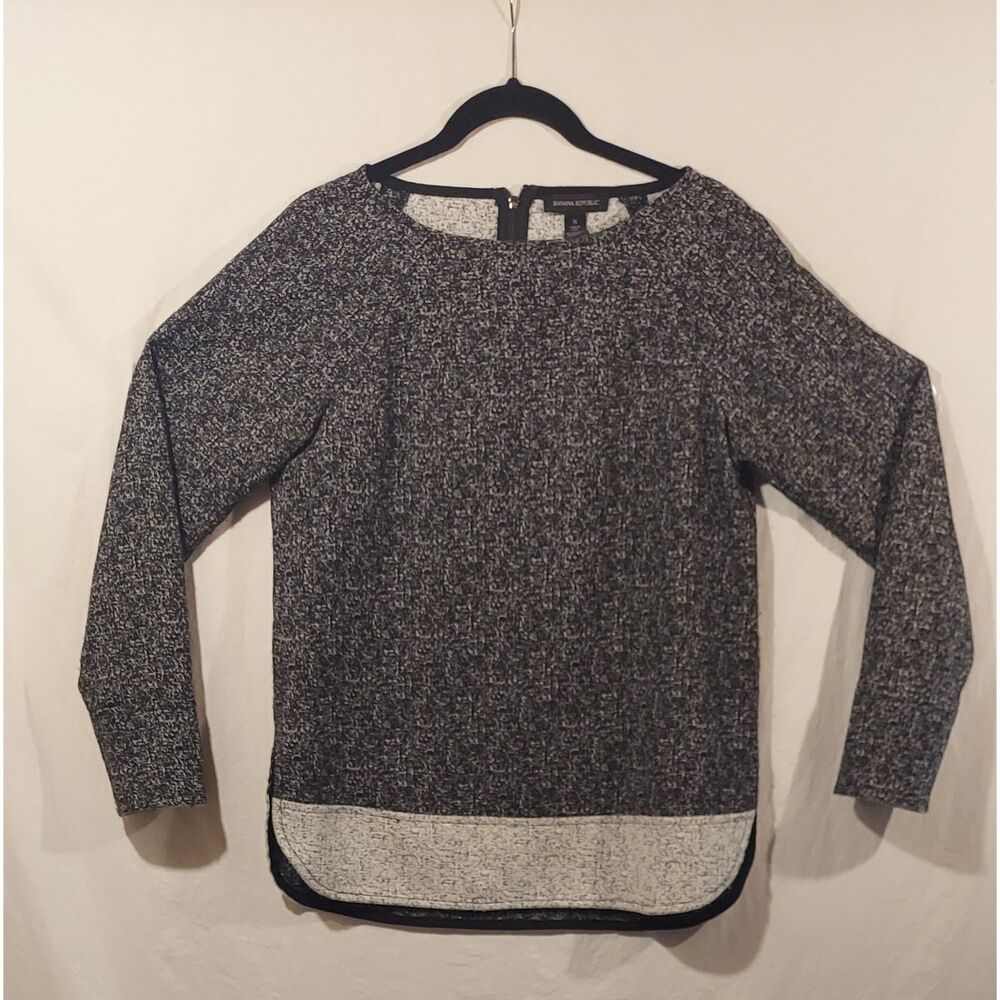 Banana Republic women's long-sleeve textured knit sweater